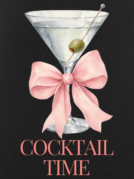 Cocktailzeit Satin Schleife