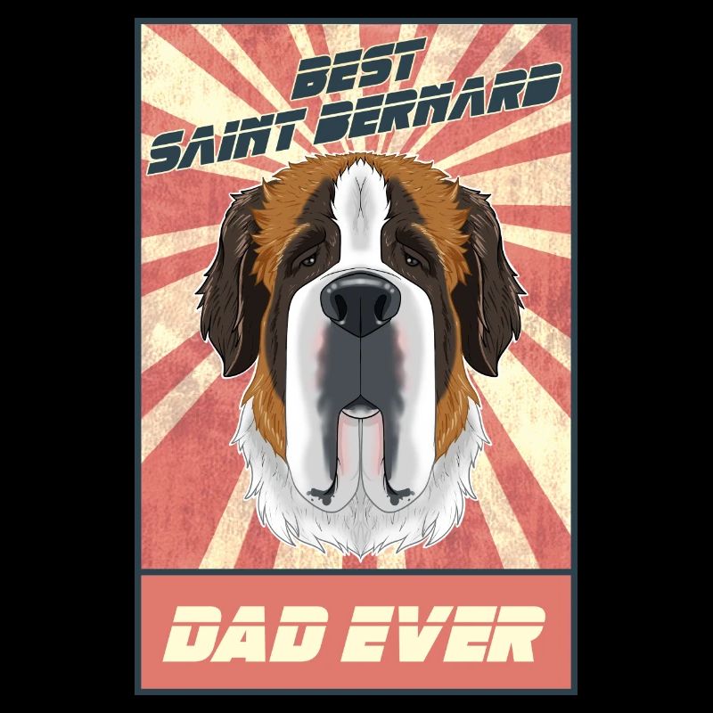 Best Saint Bernard Dad Ever I Saint Bernard Lover