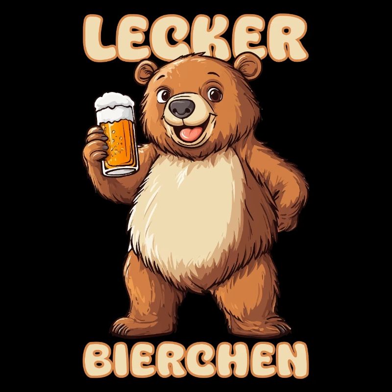 Lecker Bierchen X Bär Meme Bier lustiges