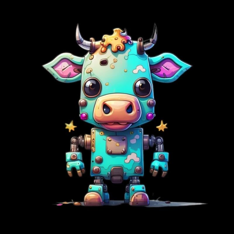 Roboter Kuh