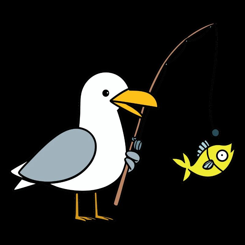 Pêcheur de mouettes