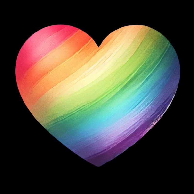 HERZ - REGENBOGENFARBEN