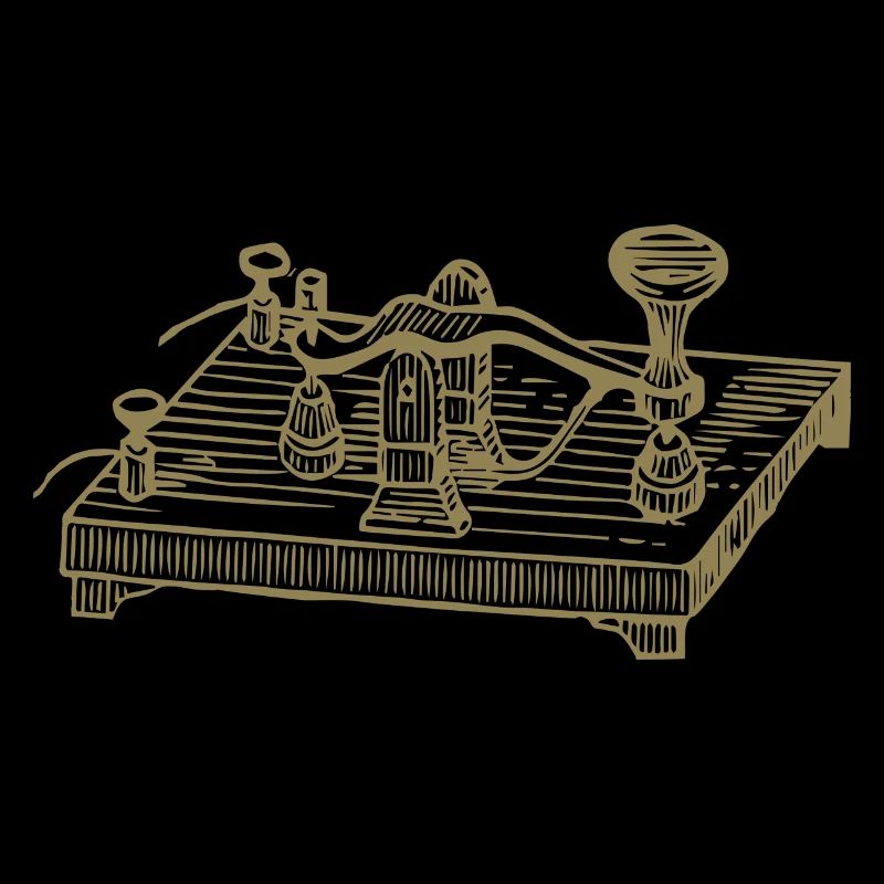 Vintage Morse Code Device, Retro Communication