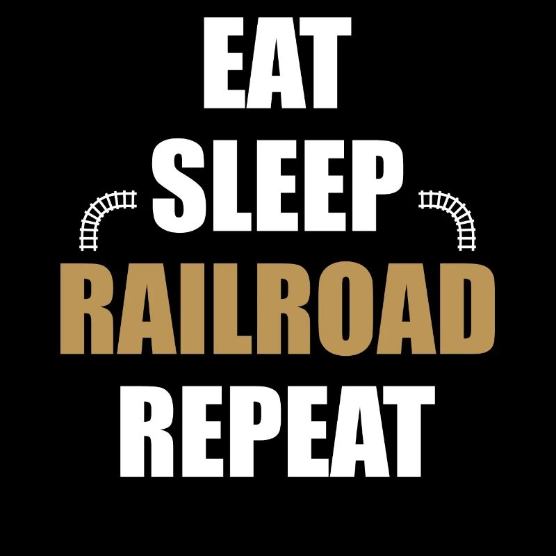 Eating sleeping railroad