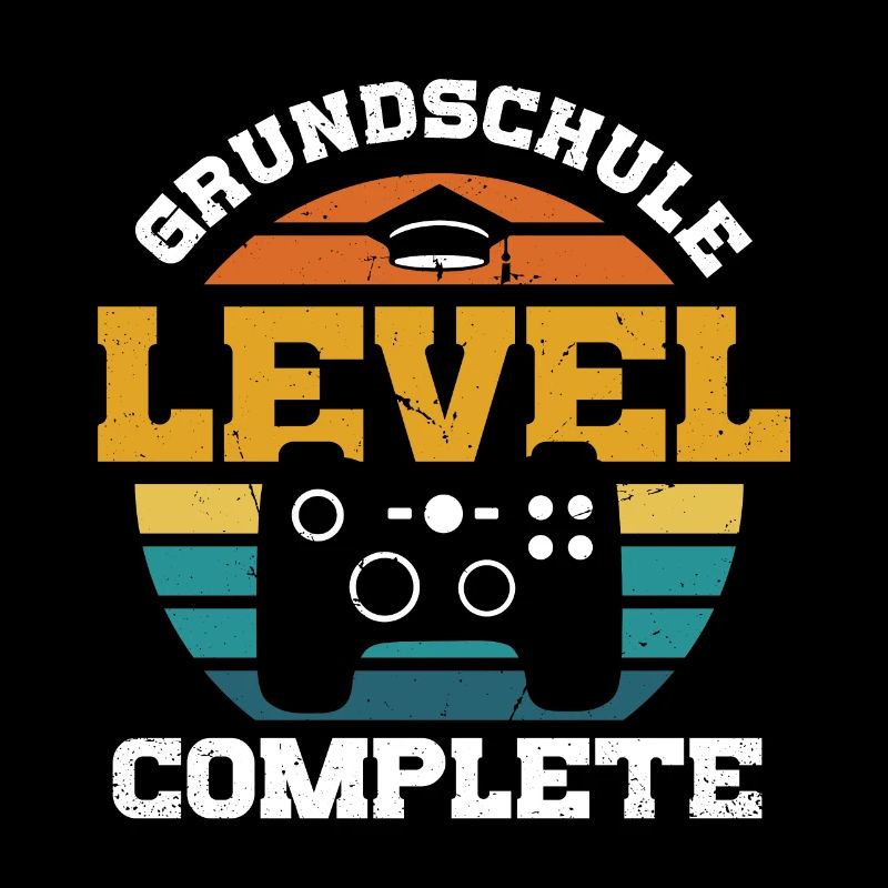 Grundschule Level Complete Gamer Junge