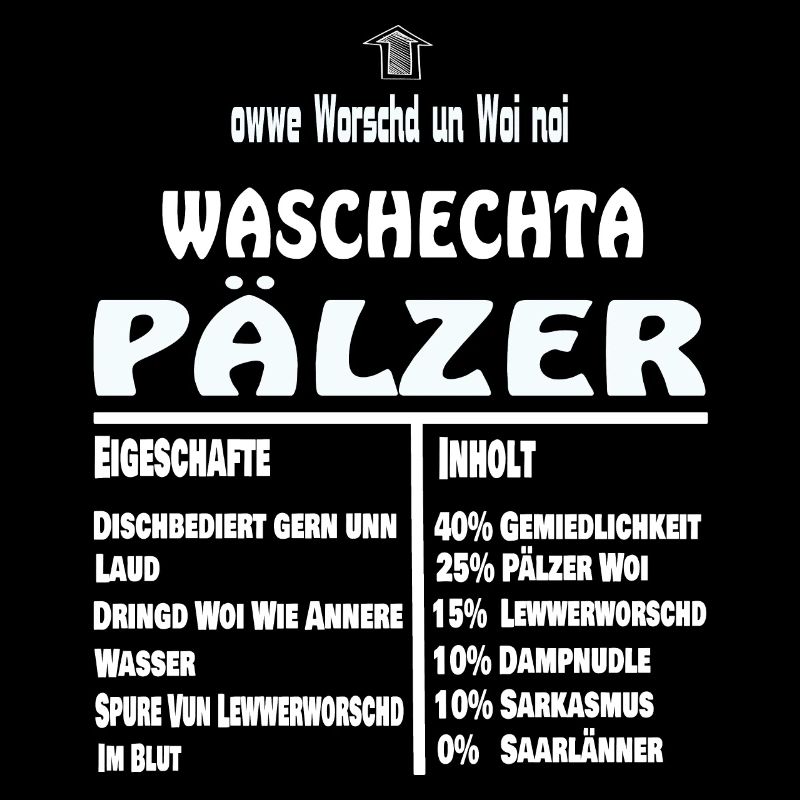 Drôle de Waschechta Pälzer Pfälzer Pfalz dialecte