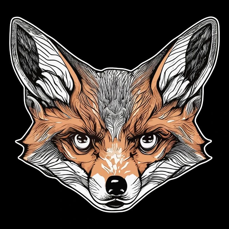 Fuchs mit tiefem Blick