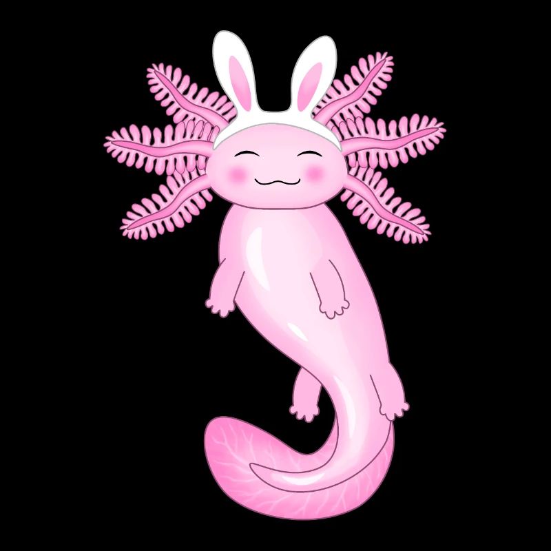 Cute Easter Axolotl