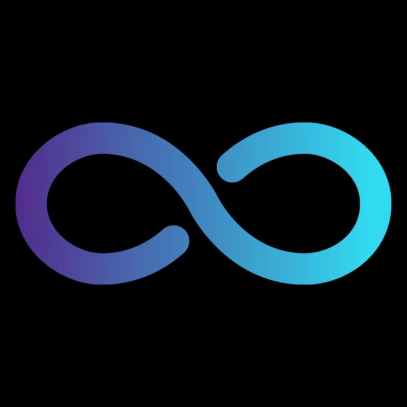 Infinity infinity sign symbol space