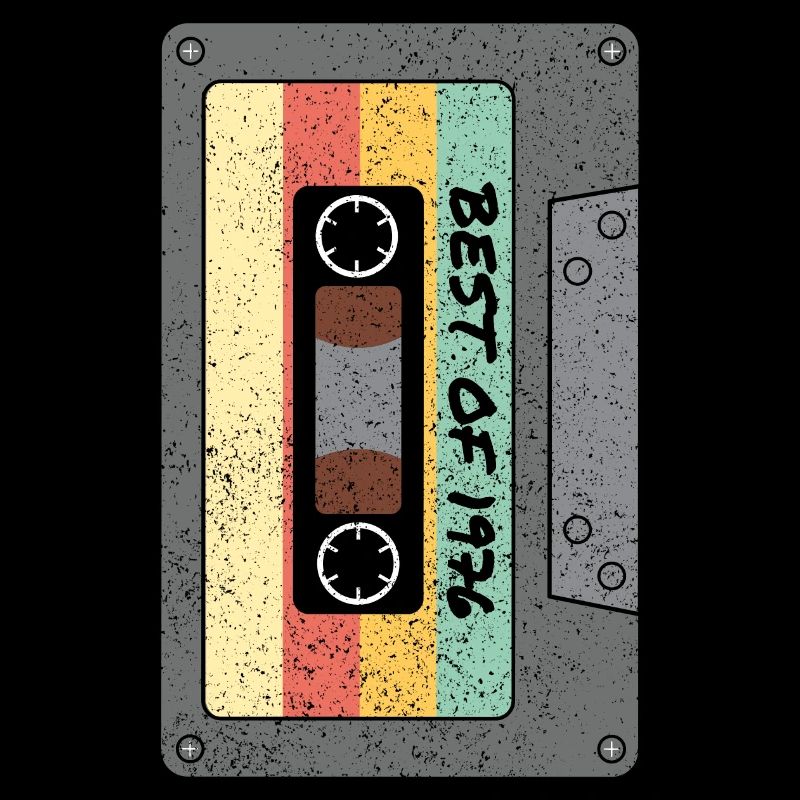Le meilleur de 1976 classique cassette idée de cadeau d’anniversaire.
