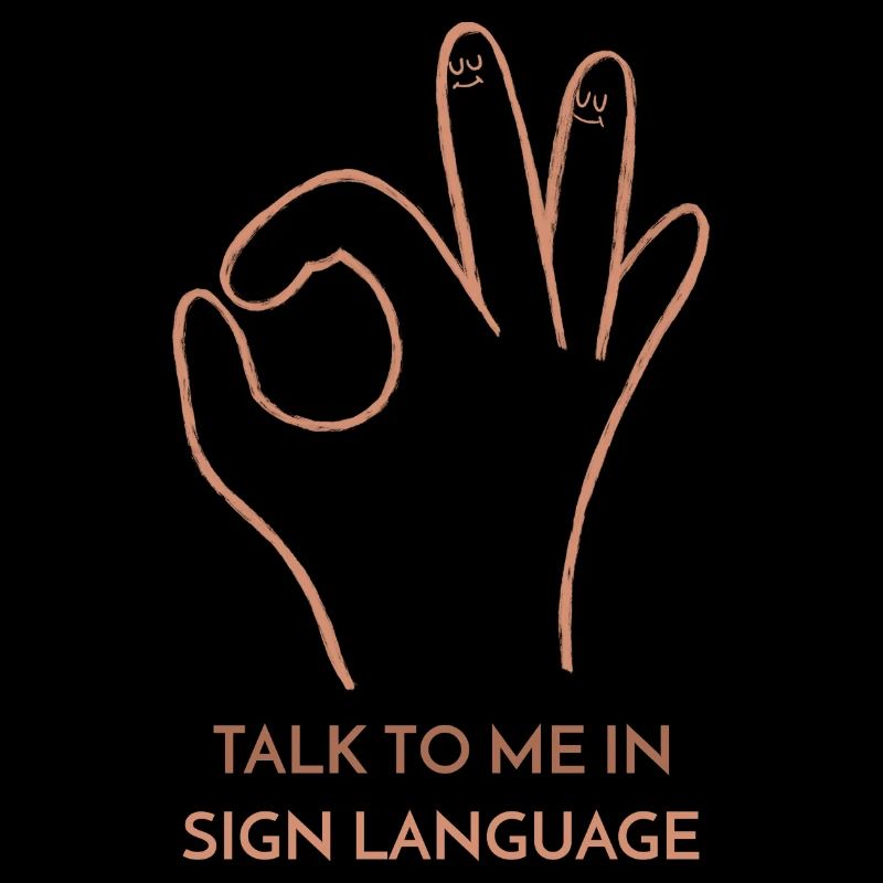 Sprechen Sie mit mir in Gebärdensprache