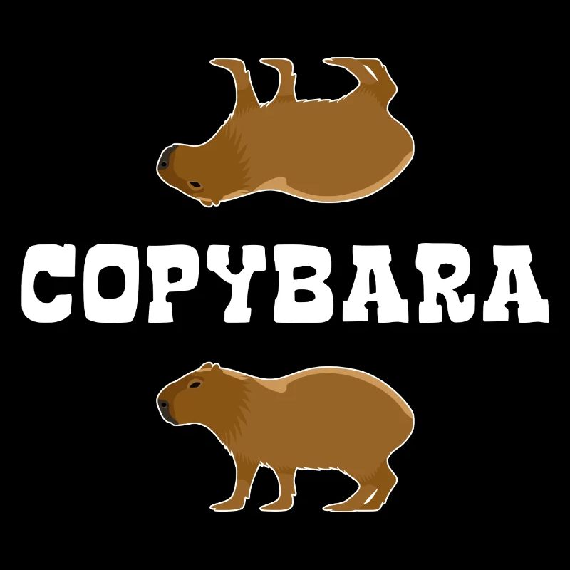 Copybara - Capybara Wortspiel - Copier Coller