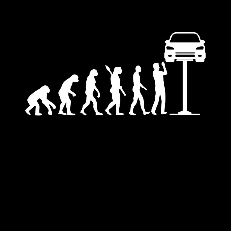 Mechaniker Evolution Auto Schrauber Geschenk
