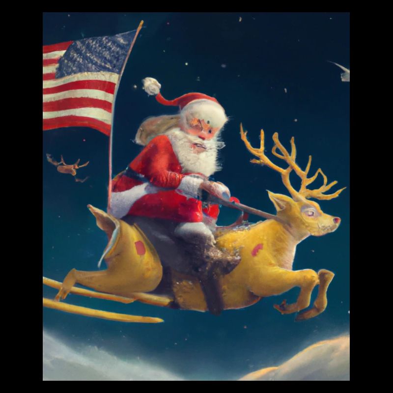 Père Noël américain avec