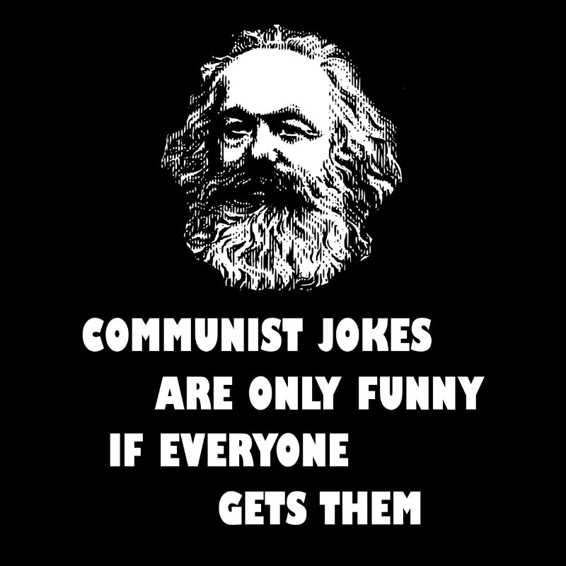 Marx communisme drôle d'énoncés d'humour