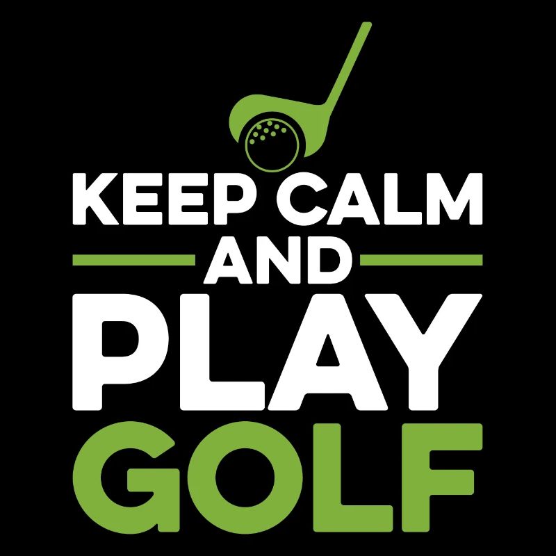 Keep Kalm And Play Golf Golf Player Golfing Driver
