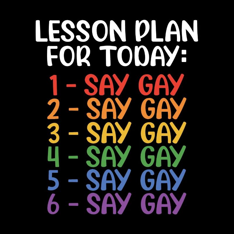 Lesson Plan For Today Say Gay Pride Rainbow Love L