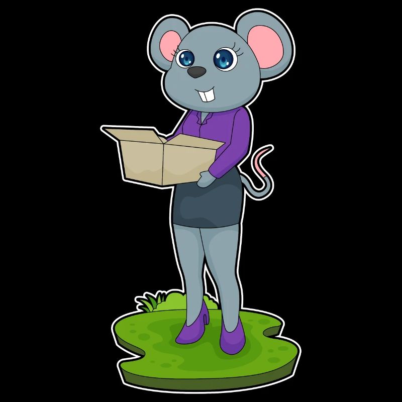Boîte de secrétaire de souris