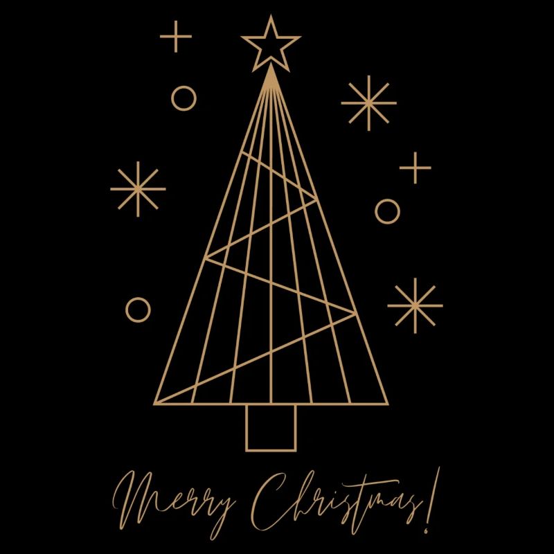 Joyeux design d’arbre de Noël