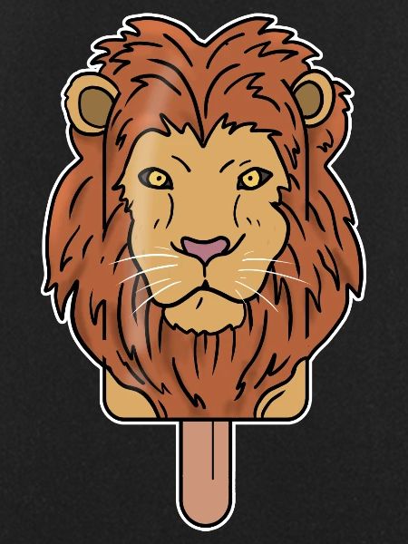 Lion Head Popsicle