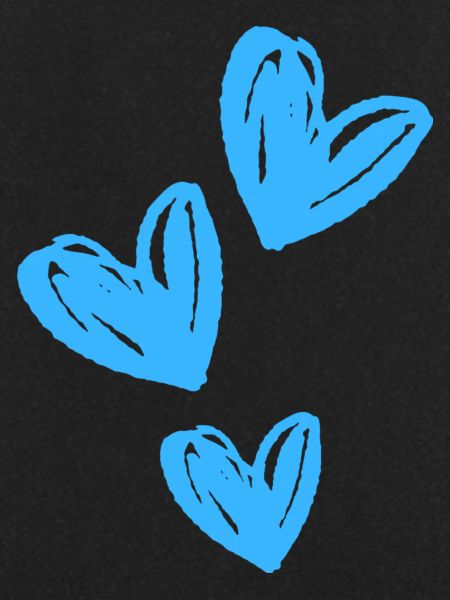 Hearts Blue Icon