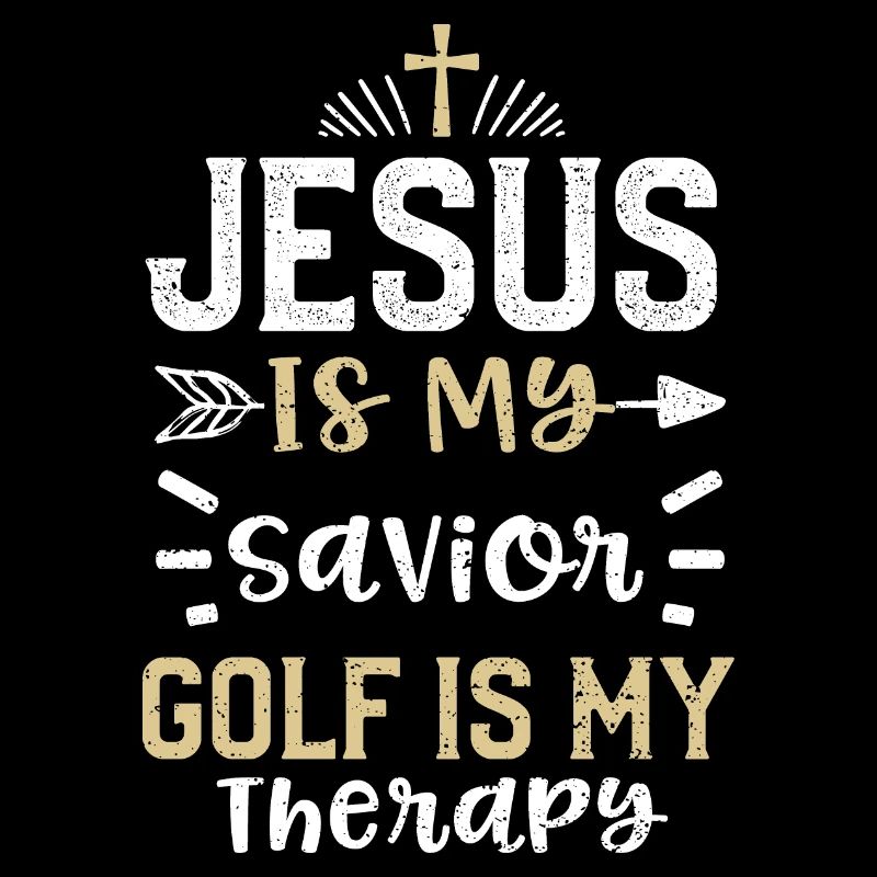 Jésus est mon sauveur Le golf est mon th...