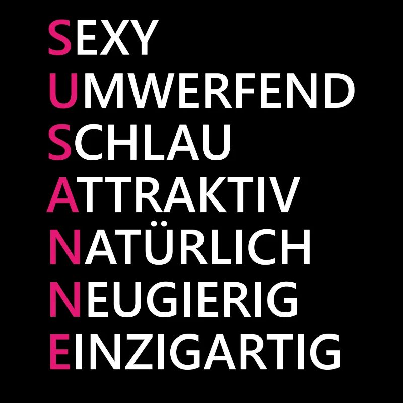 Susanne Name Geschenk