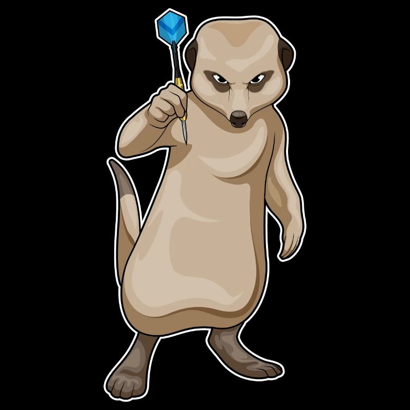 Erdmännchen Dart Dartpfeil