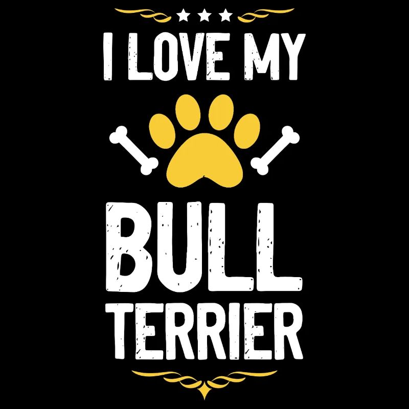 Bull Terrier Pride Patte Imprimé