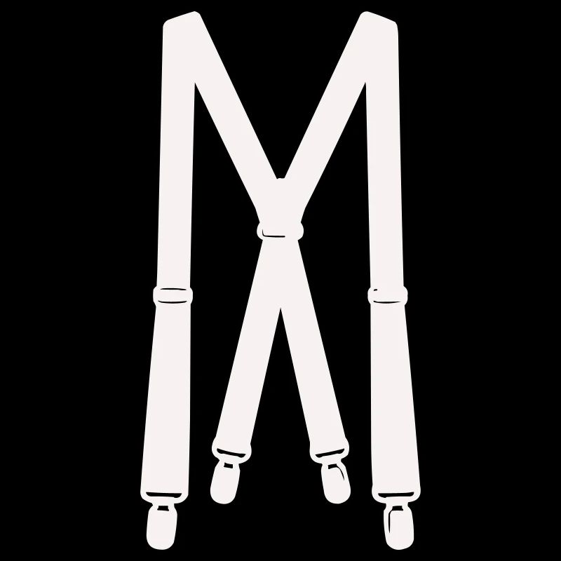 Illustration des bretelles blanches