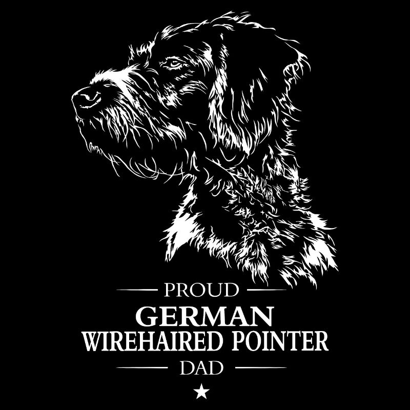 German Wirehaired Pointer Dad Dogs Dog Wilsigns