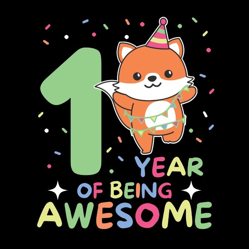 Fox pour le 1er anniversaire des enfants d’un an