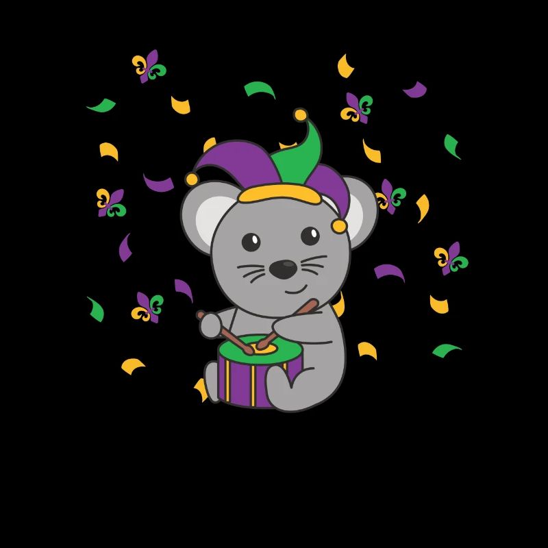 Carnival Mouse with Drum Carnival Costume