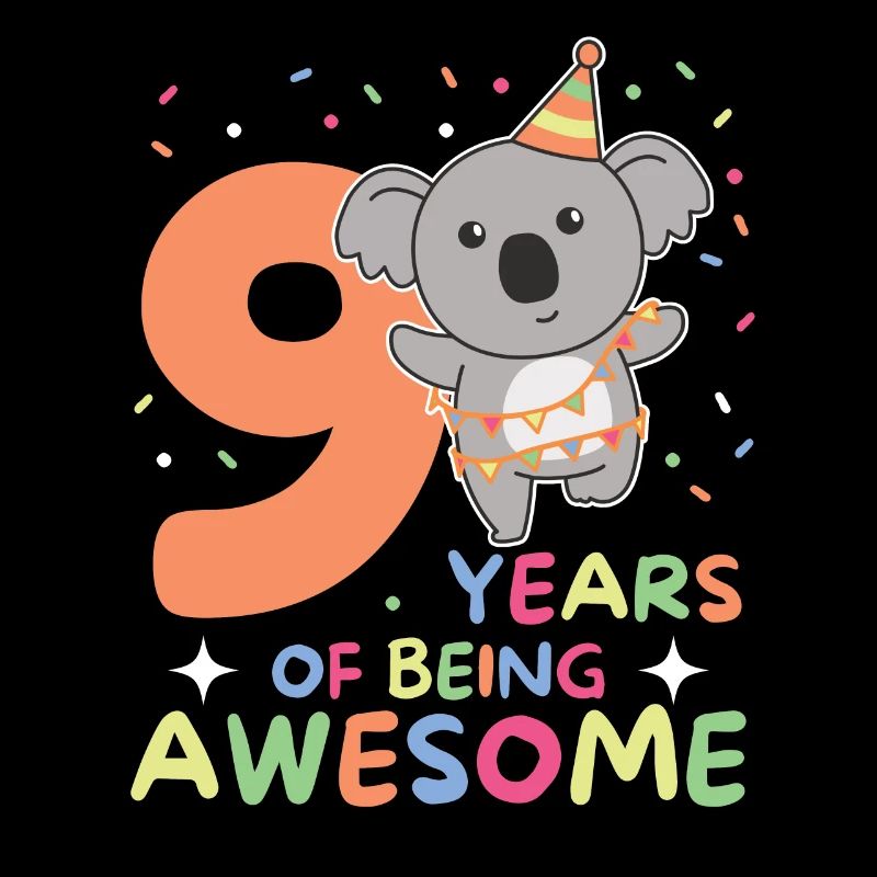 Koala pour les enfants de 9 ans de neuf ans
