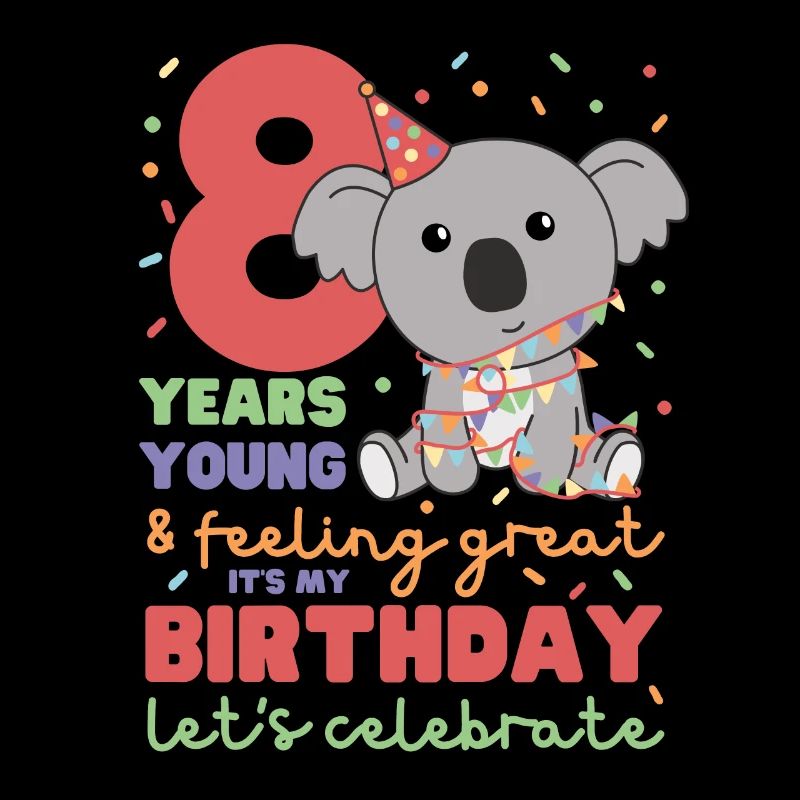 Koala pour les enfants de 8 ans de huit ans