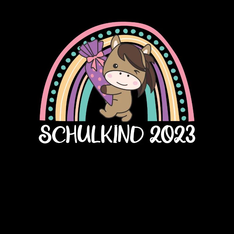 Schulkind 2023 Einschulung Pferd Schule