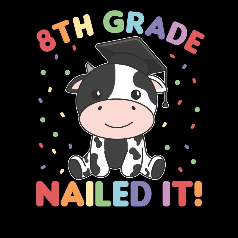Enfants de 8e année cloué la vache graduation