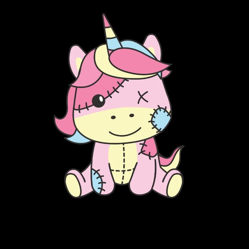 Kawaii Gothic Einhorn Pastellfarben Gothic Goth