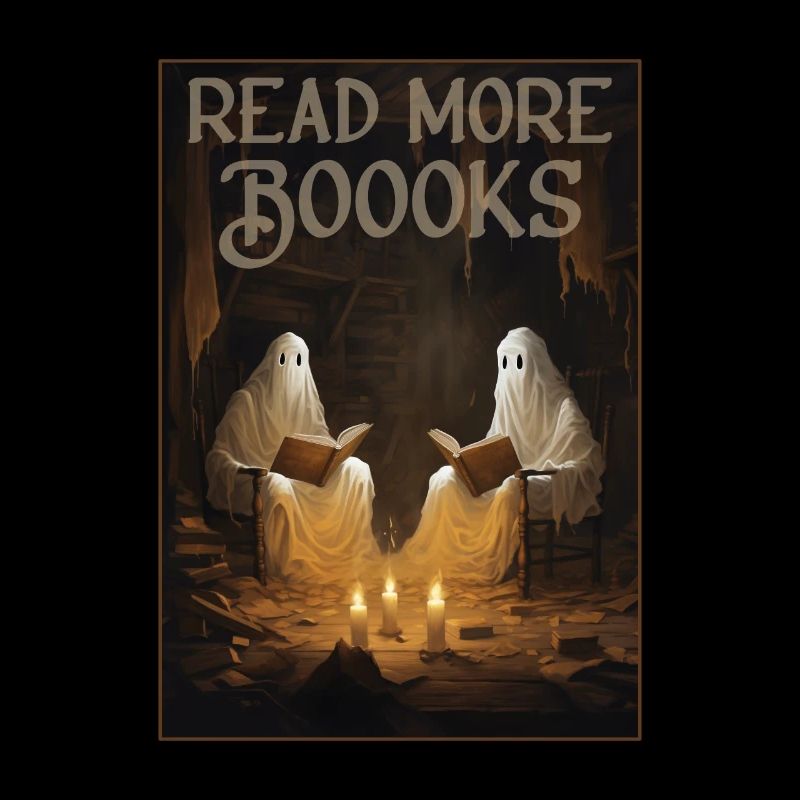 Groovy Read More Boooks Geist Halloween