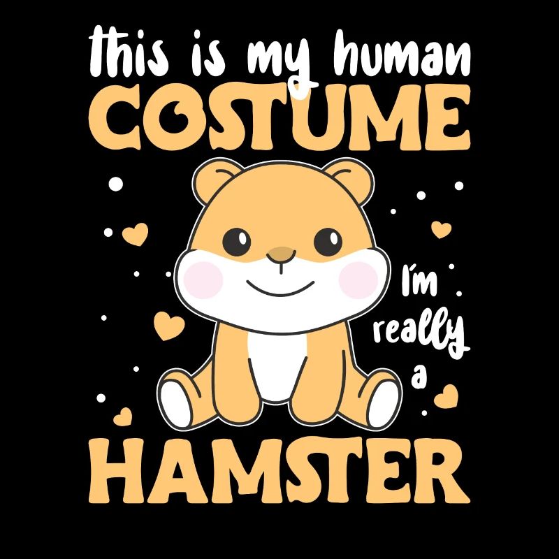 this is my human costume I'm really a hamster