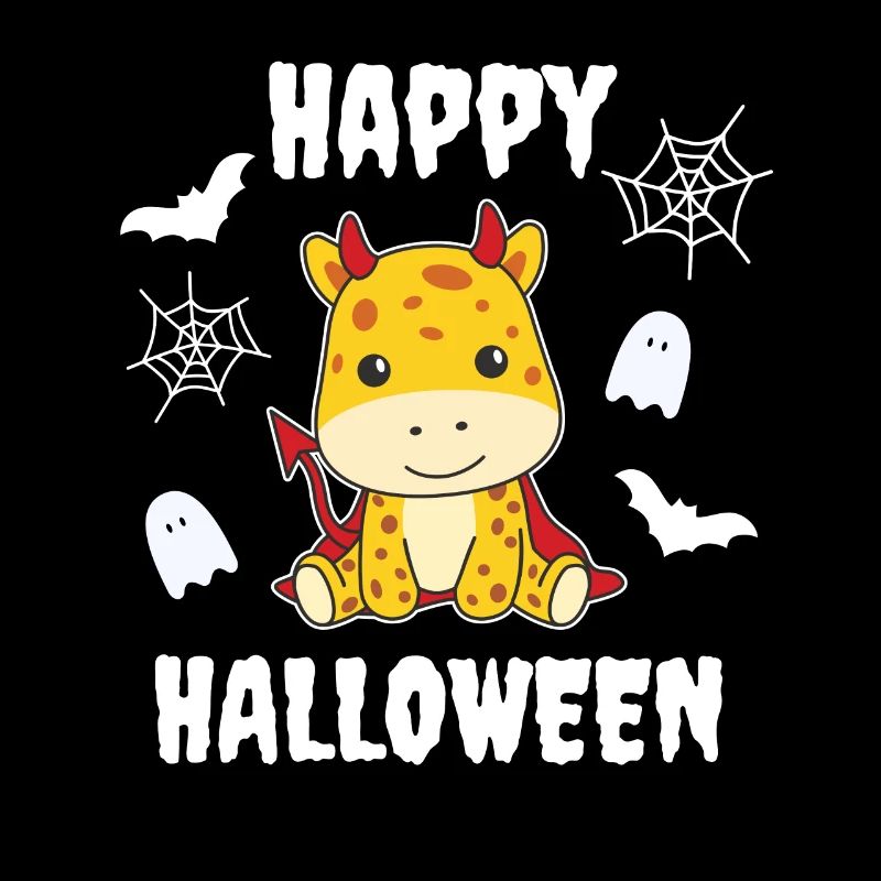 Giraffe Happy Halloween Devil Costume