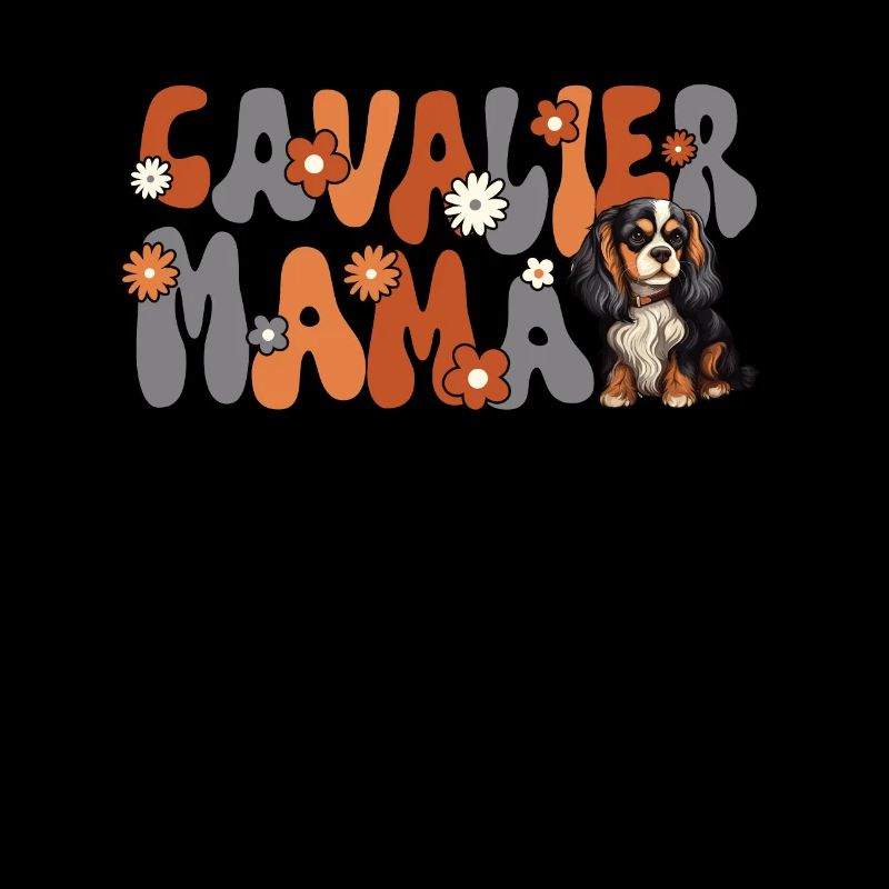Cavalier King Charles Spaniel Groovy Cavalier Mama