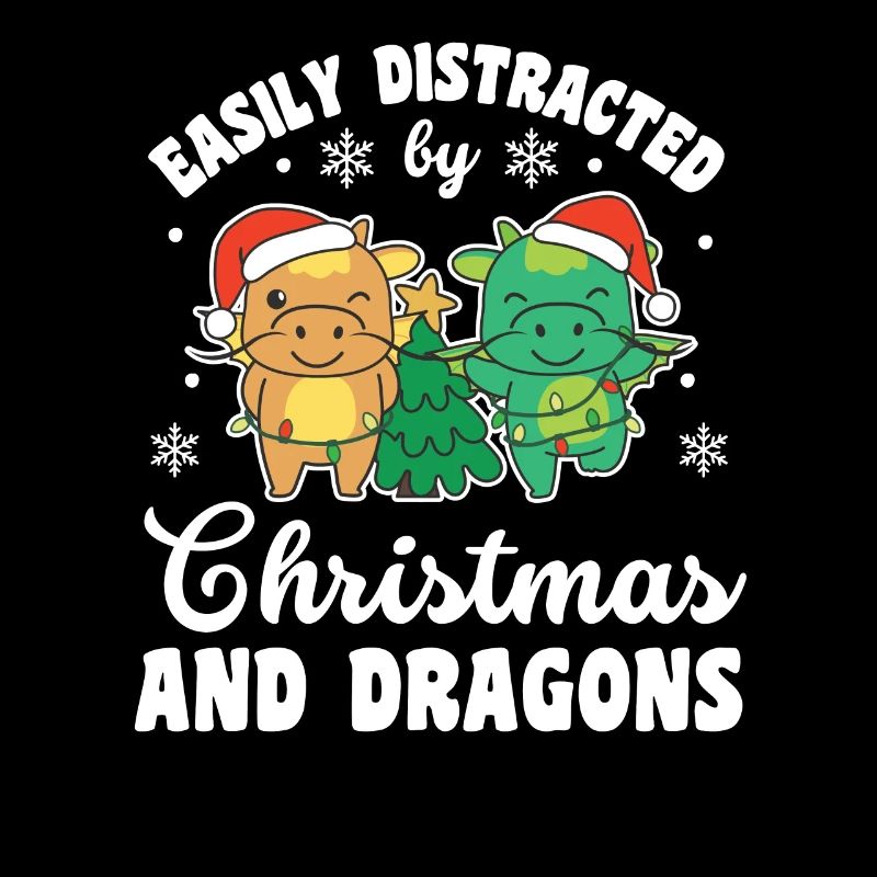 Facilement distrait par Noël et les dragons
