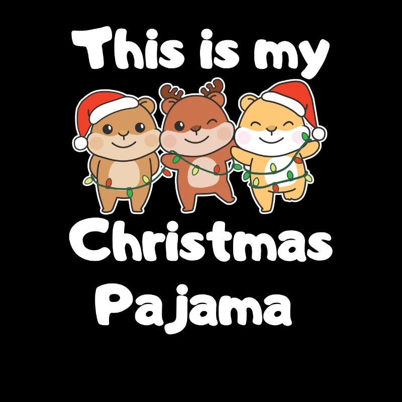 Hamster Weihnachts Schlafanzug