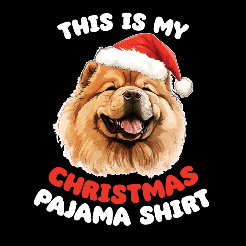 Chow Chow Weihnachts Schlafanzug Hunde