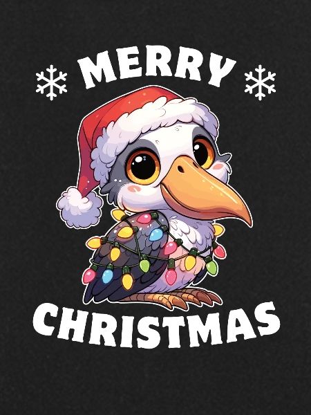 Christmas Fairy Lights Shoebill