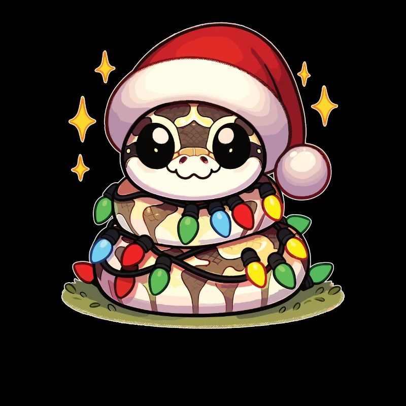 Santa Hat Christmas Fairy Lights Python