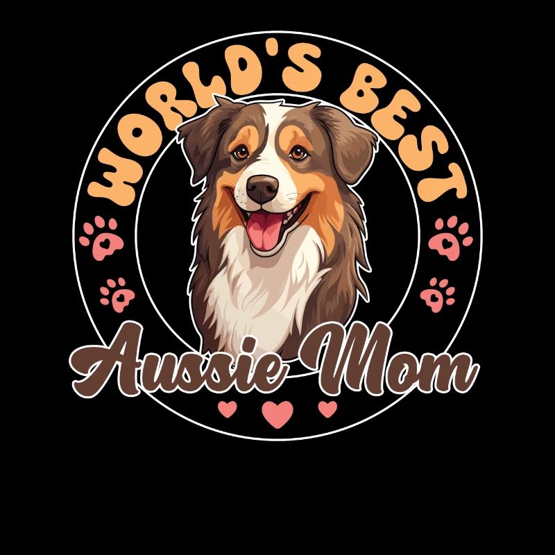 Australian Shepherd Red Tri Groovy Aussie mom