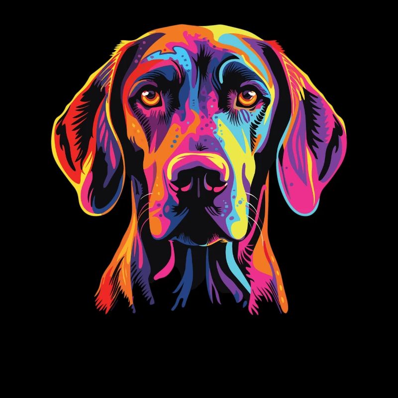 Aquarelle colorée Plot Hound