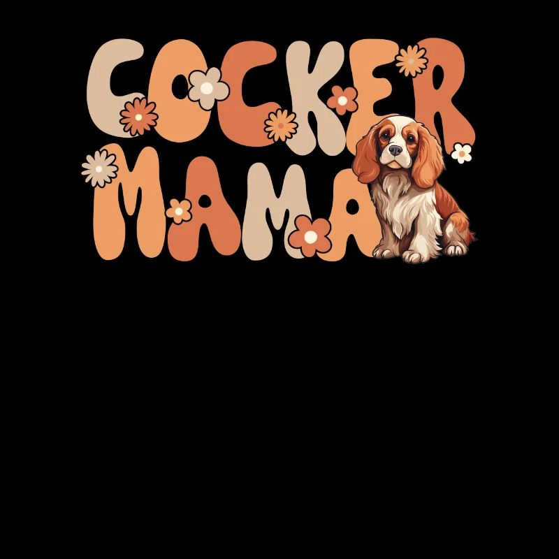 Cocker Spaniel Groovy Cocker Mama